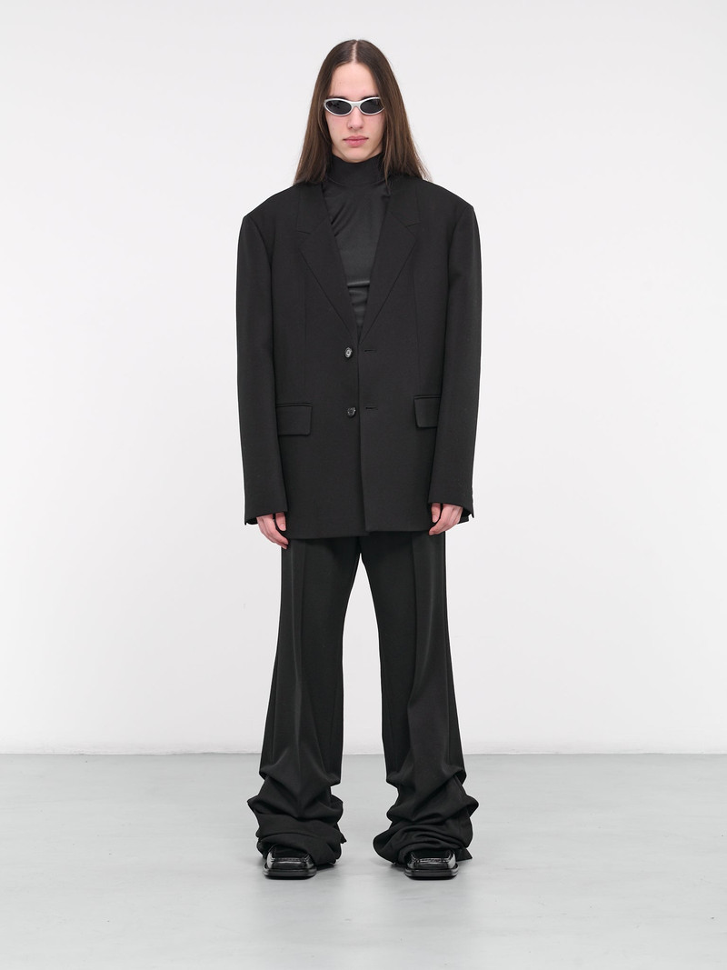 We11done Wave Bootcut Pants outlook