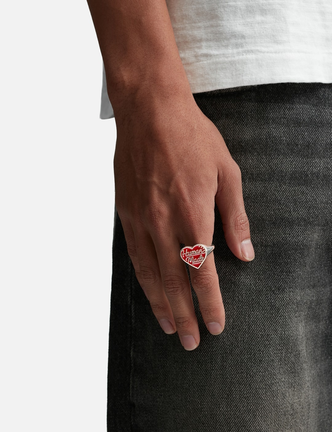 Human Made HEART SILVER RING | REVERSIBLE