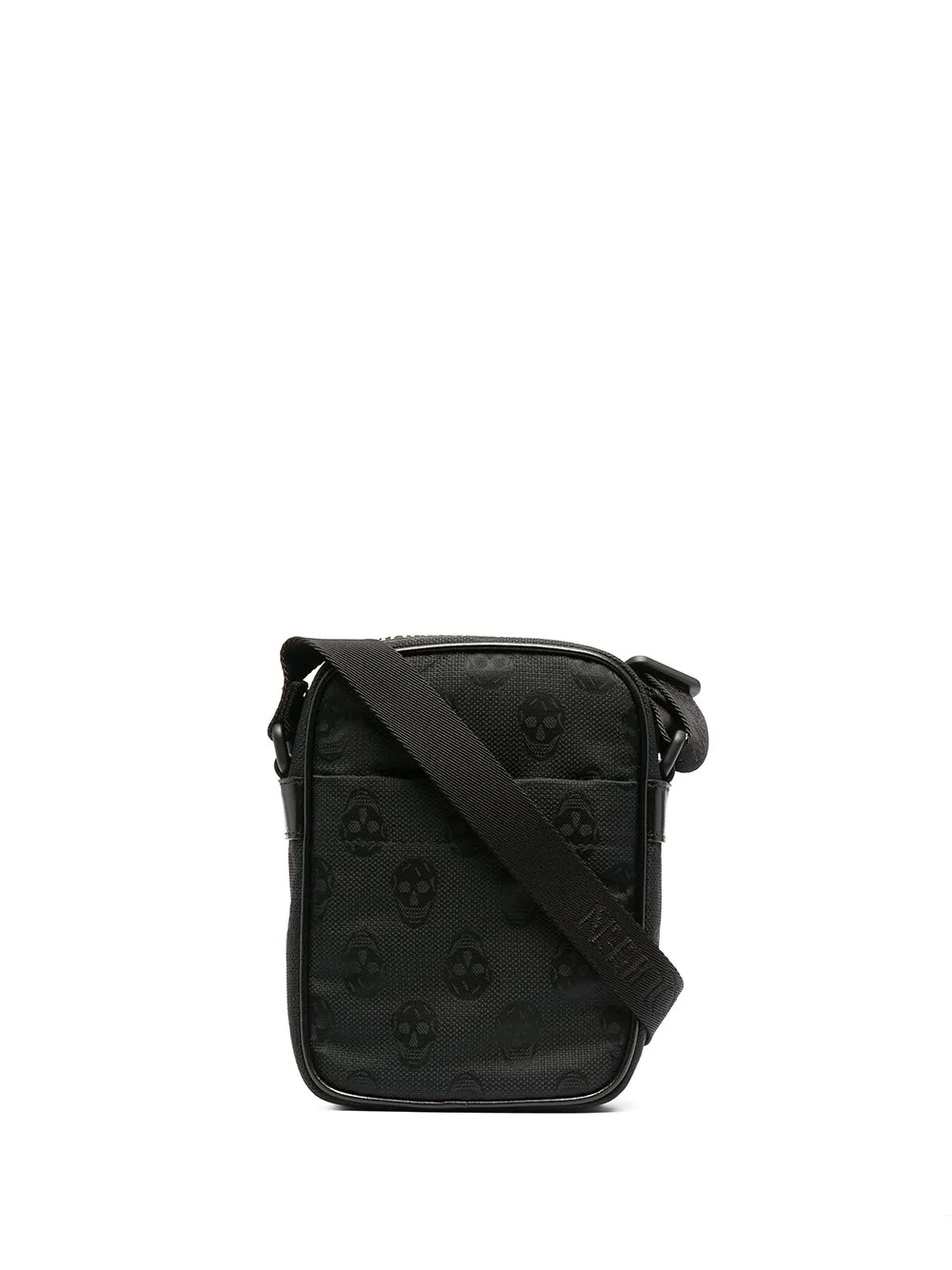 skull print messenger bag - 1