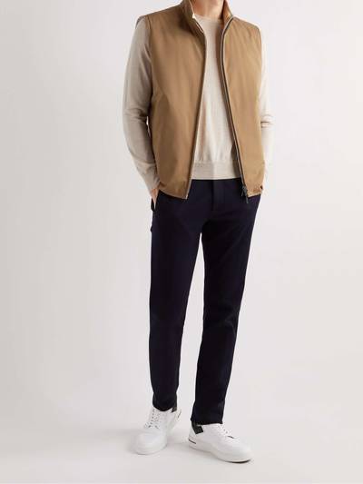 Loro Piana Marlin Reversible Shell and Linen and Silk-Blend Gilet outlook