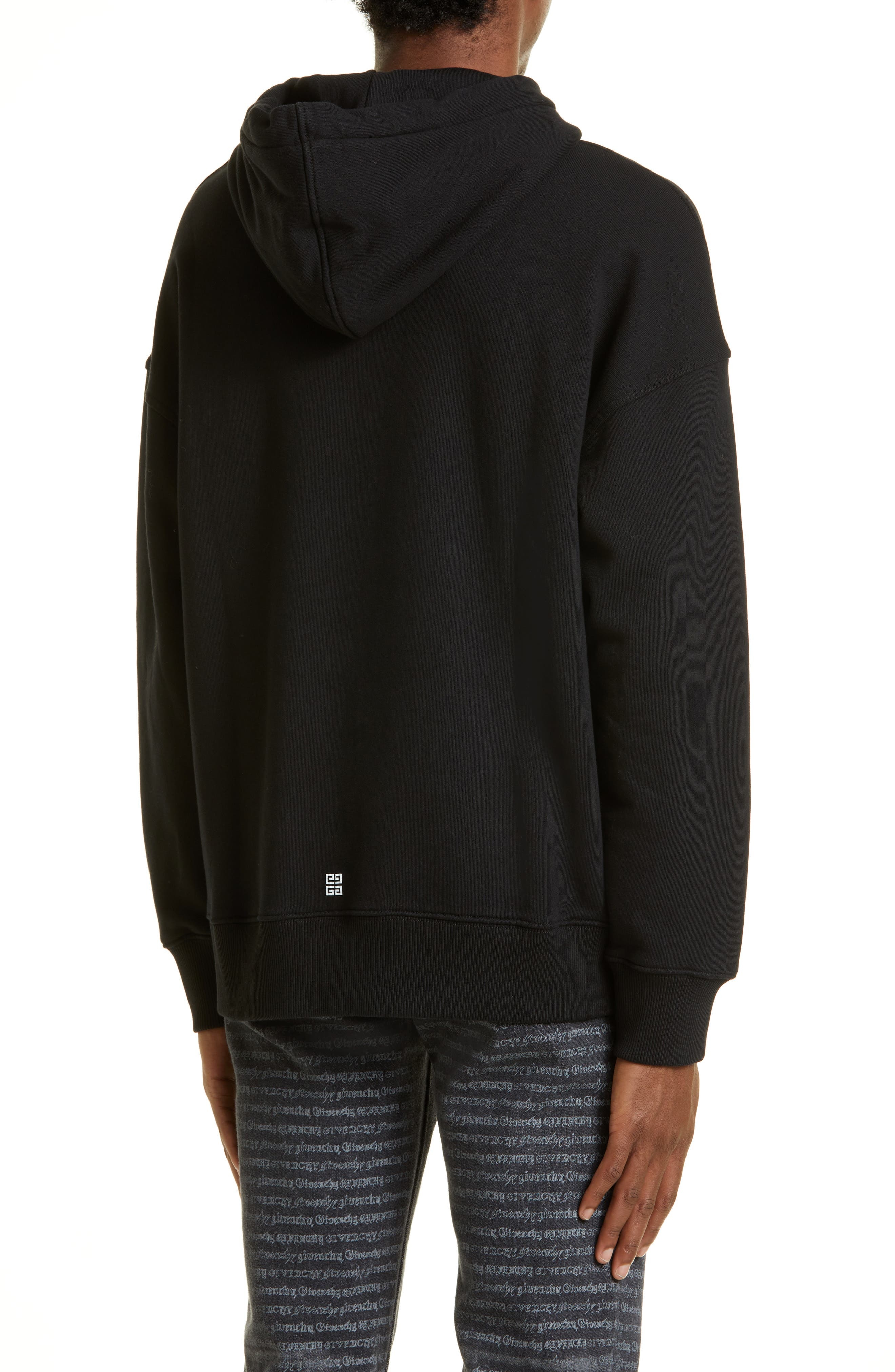 Slim Fit Logo Graphic Hoodie - 2