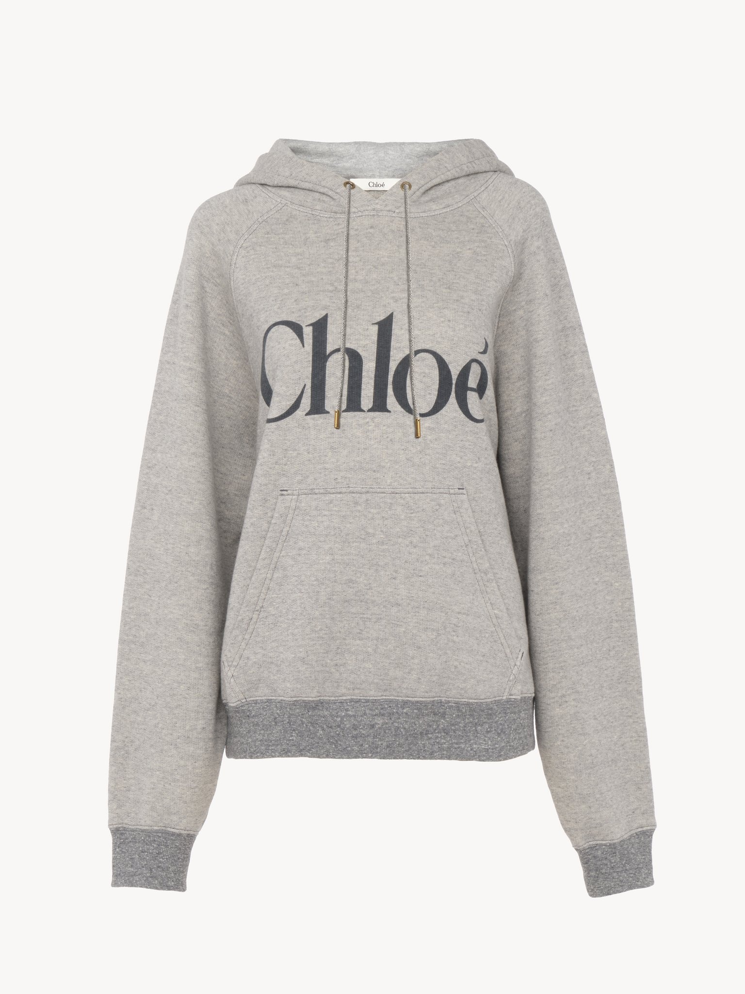 OVERSIZED LOGO HOODIE IN A COTTON FLEECE MIX - 2