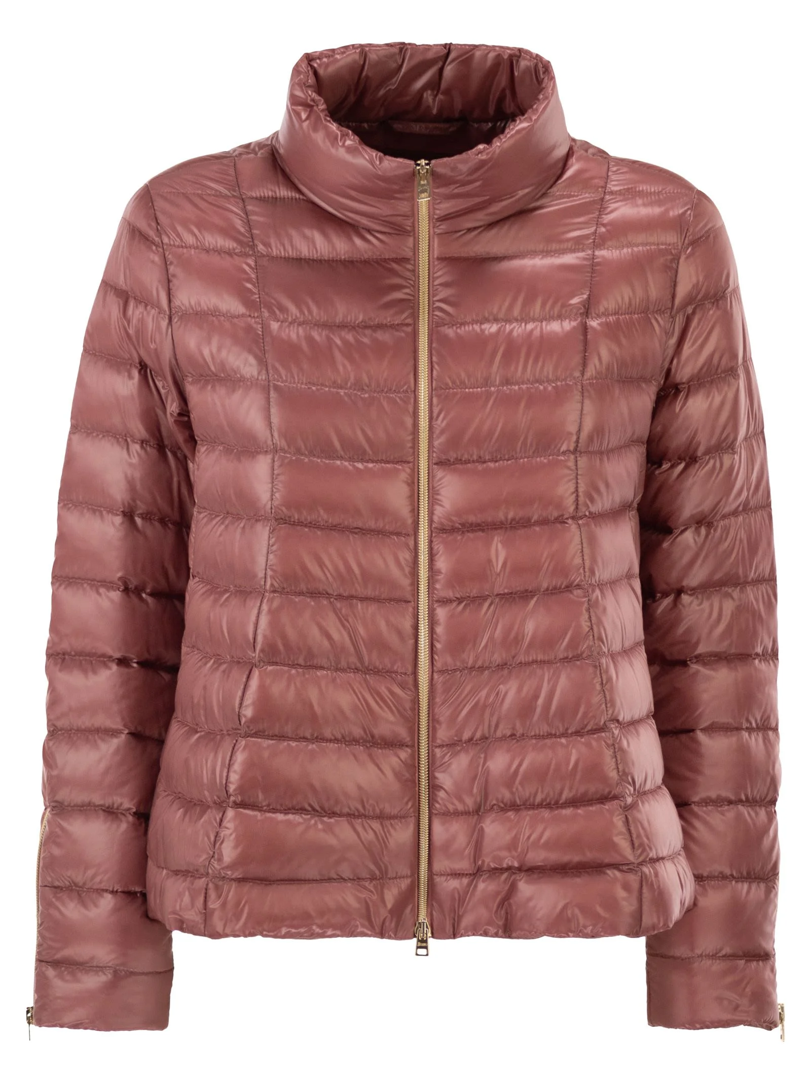 Herno Women Ultra-Light Satin Down Jacket With Flared Back - 1