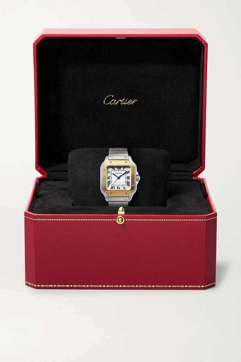 Santos de Cartier Automatic 35mm medium stainless steel and 18-karat gold watch 7