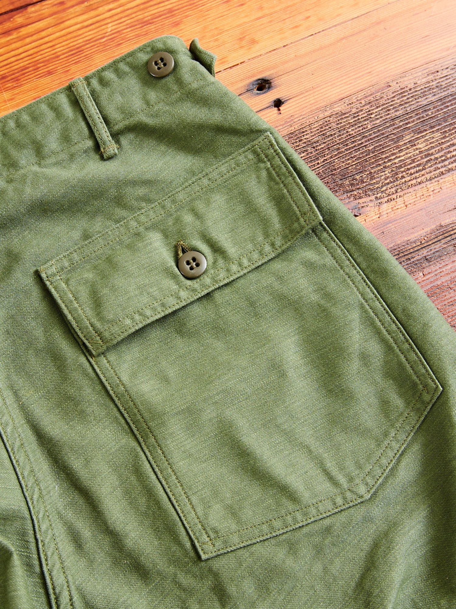 Slim Fatigue Pants in Army - 10