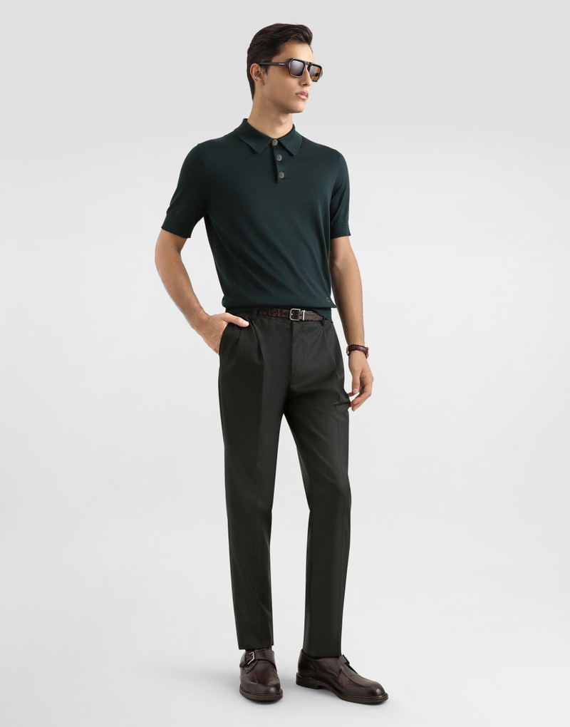 Dolce & Gabbana Silk polo shirt outlook