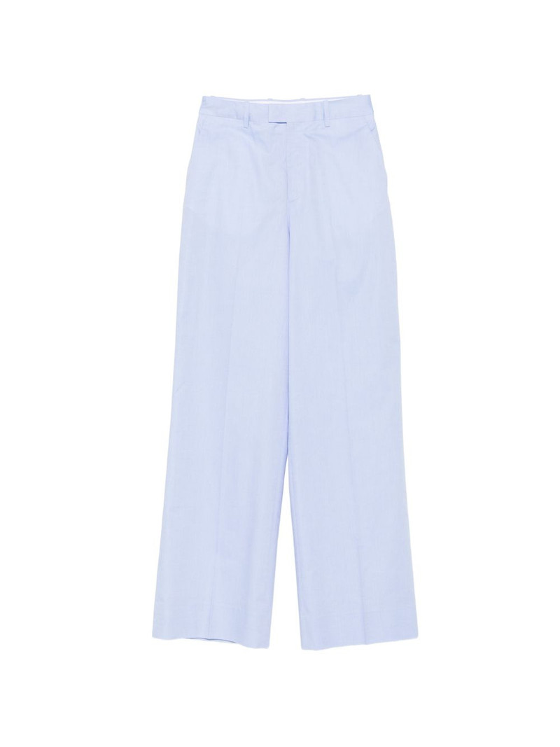 pressed-crease wide-leg trousers 1