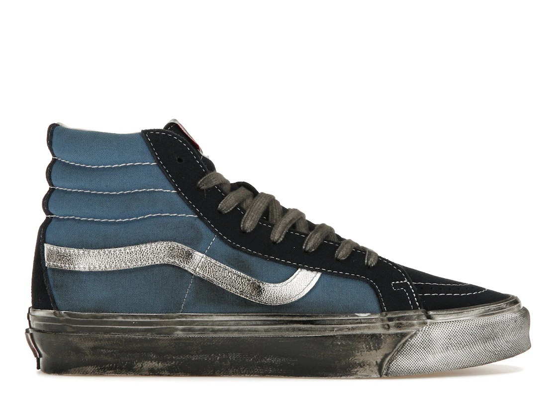 Vans Vault UA OG Sk8-Hi LX Stressed Navy Blue - 1