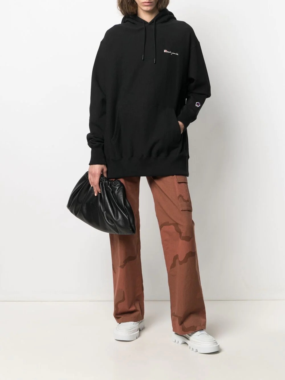 embroidered hoodie - 2