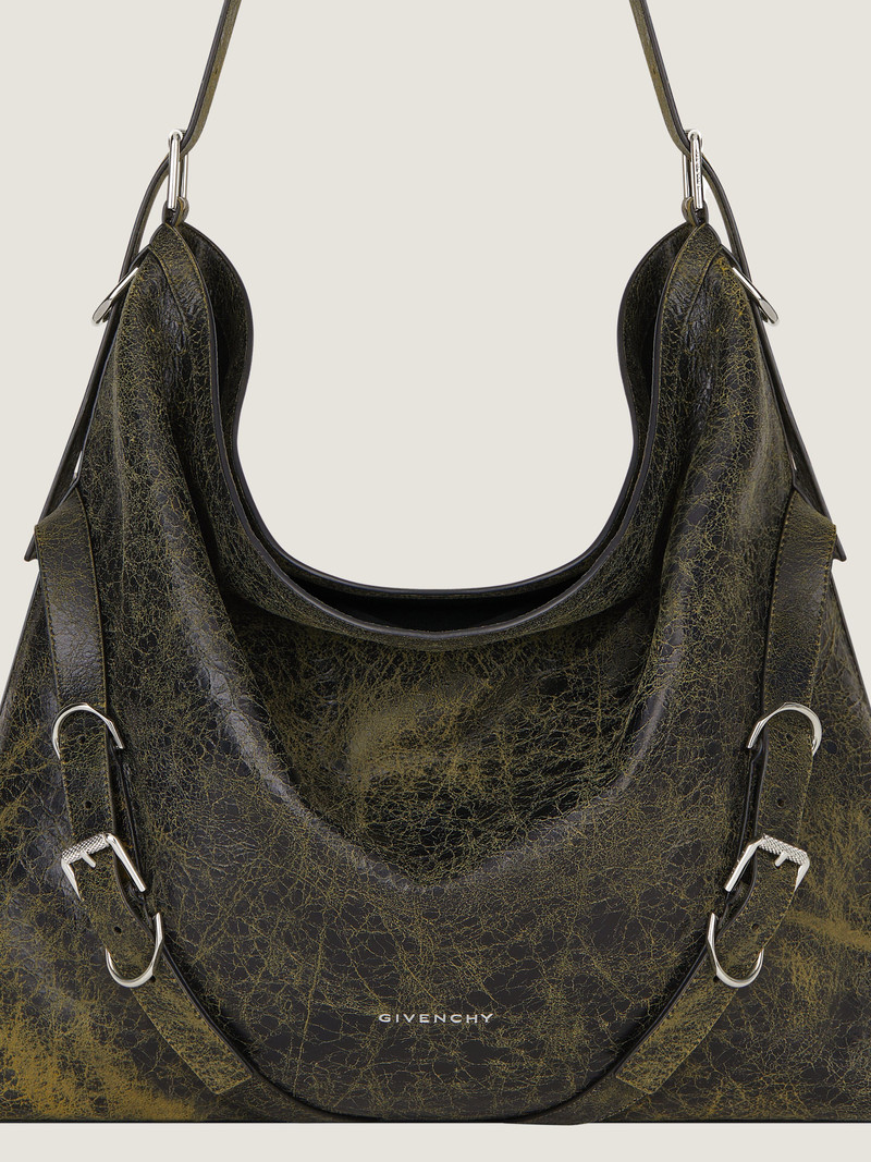 LARGE VOYOU BAG IN CRACKLED LEATHER 5