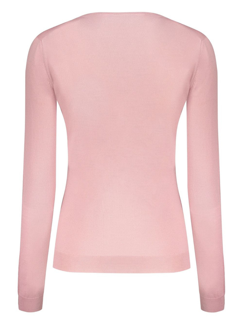 Valentino logo-detail crew-neck sweater outlook