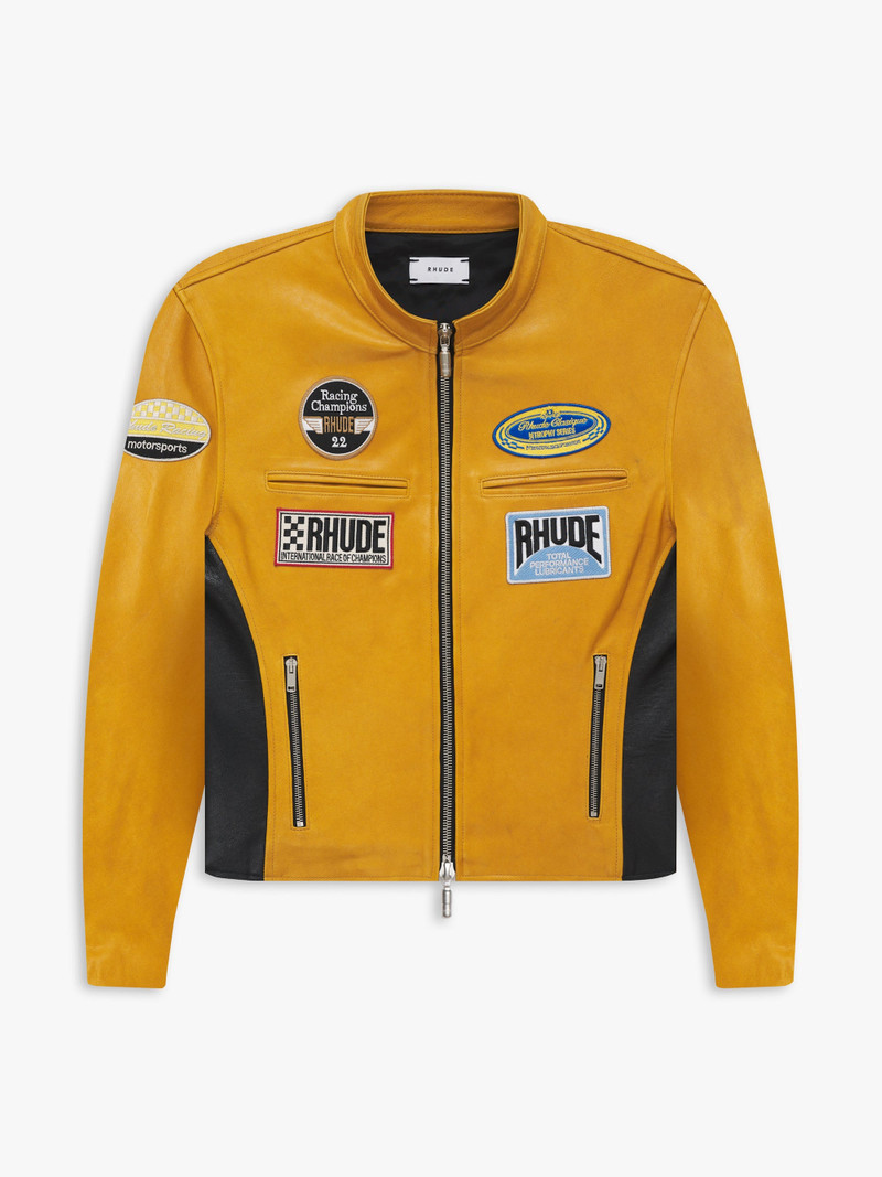 LEATHER RACING JACKET 1