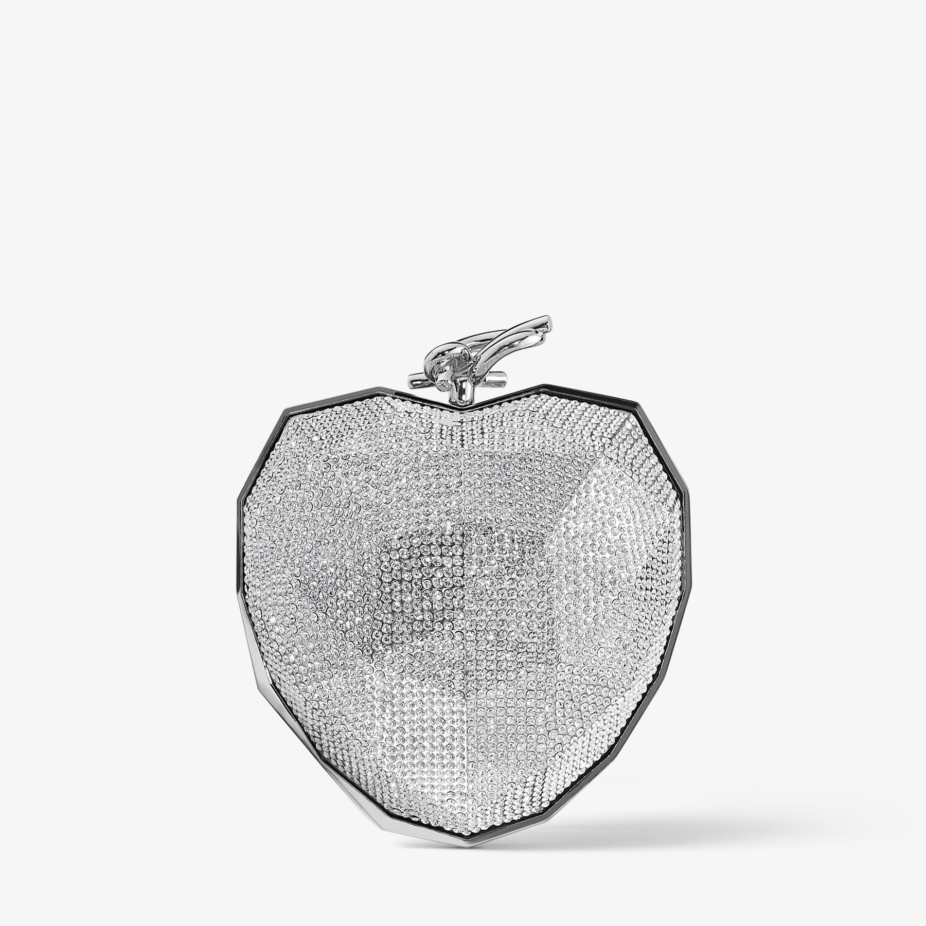 Faceted Heart Clutch
Silver Lucite Faceted Heart Clutch Bag 1