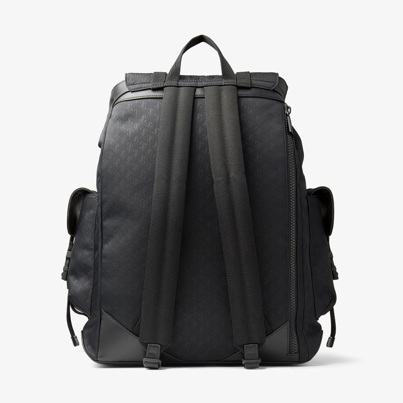 Filmore
Black JC Embossed Nylon Backpack 5