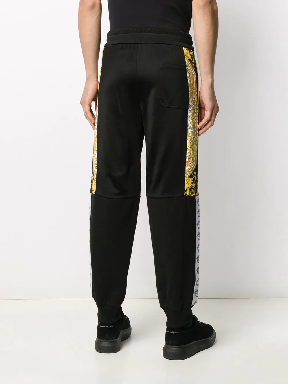 Barocco logo track pants - 4