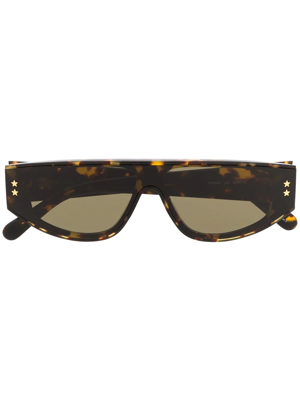 tortoiseshell square-frame sunglasses - 1