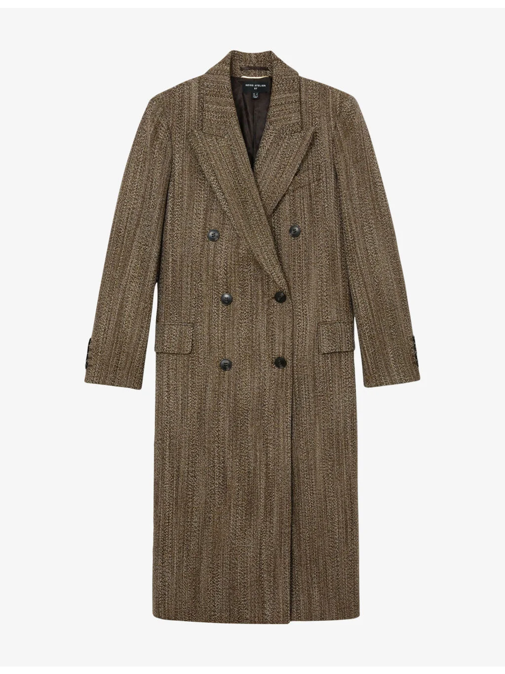 Reiss x Atelier Inessa Textured Wool-Blend Coat - 1
