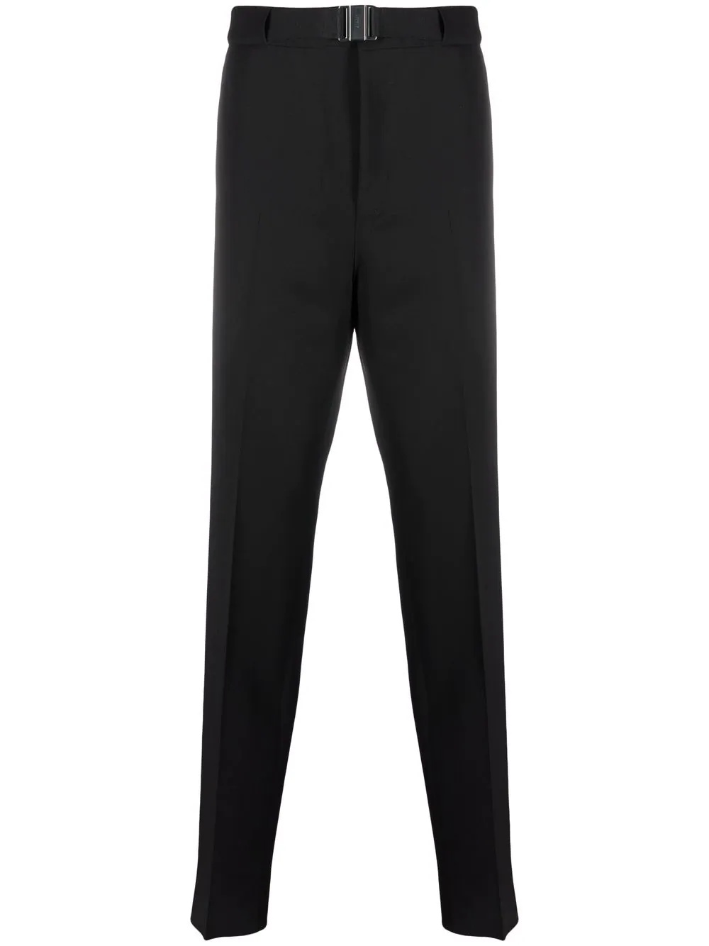 belted wool tailored trousers - 1