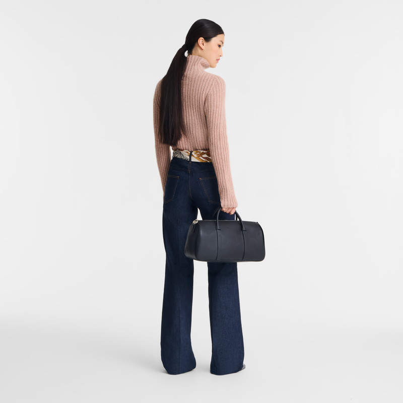 Longchamp Daylong L Handbag Black - Leather outlook