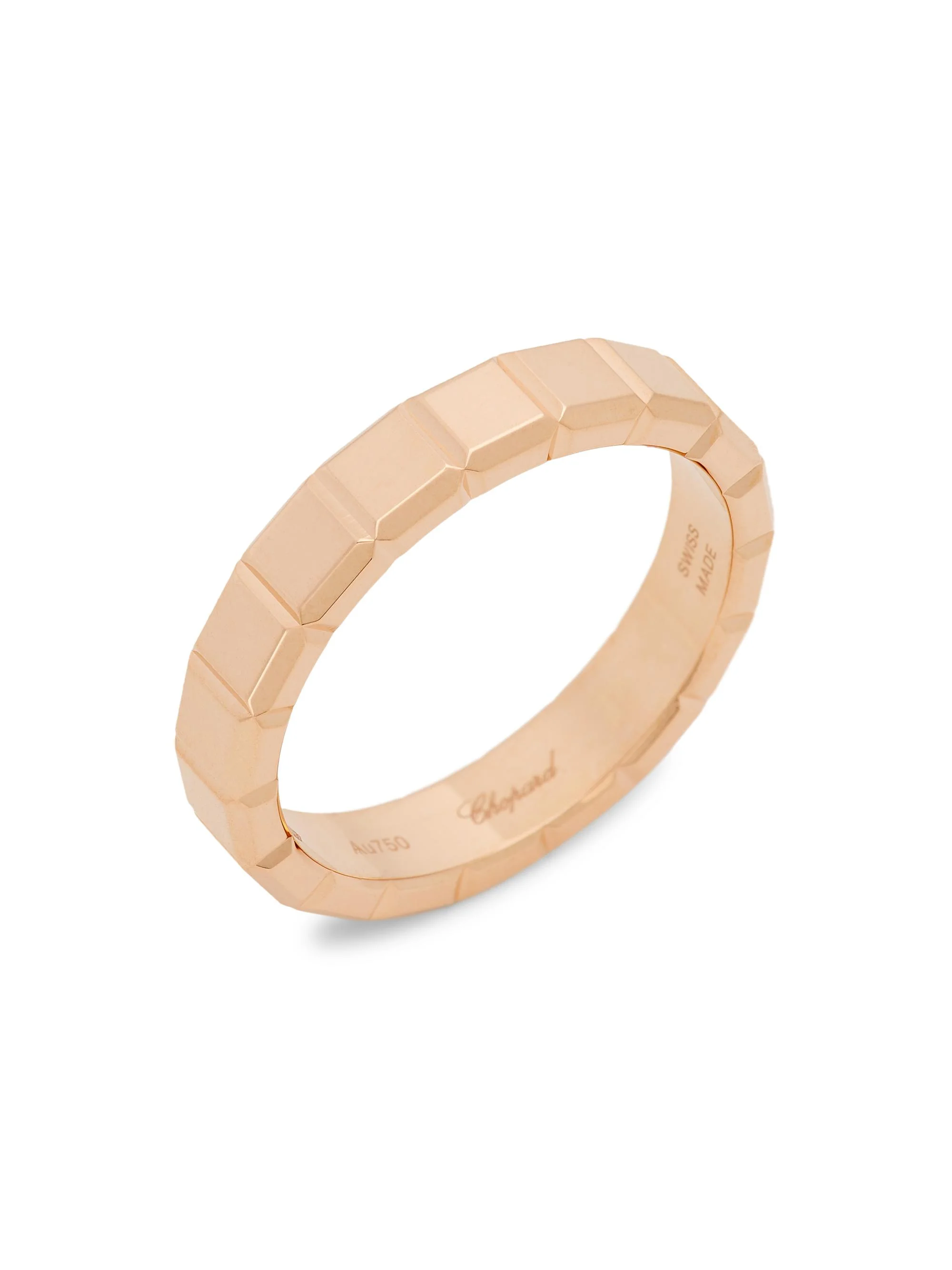 Women's Ice Cube 18K Rose Gold Ring - Rose Gold - 1