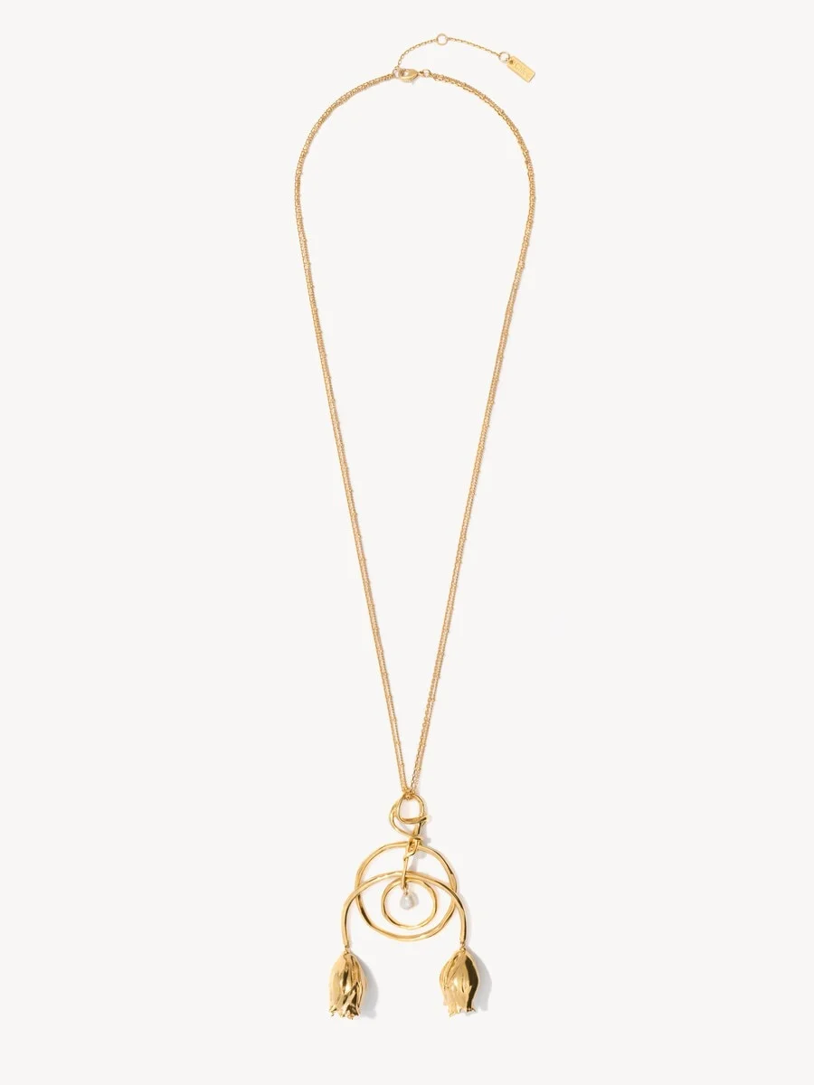 THE CHLOÉ TULIP PENDANT NECKLACE - 1