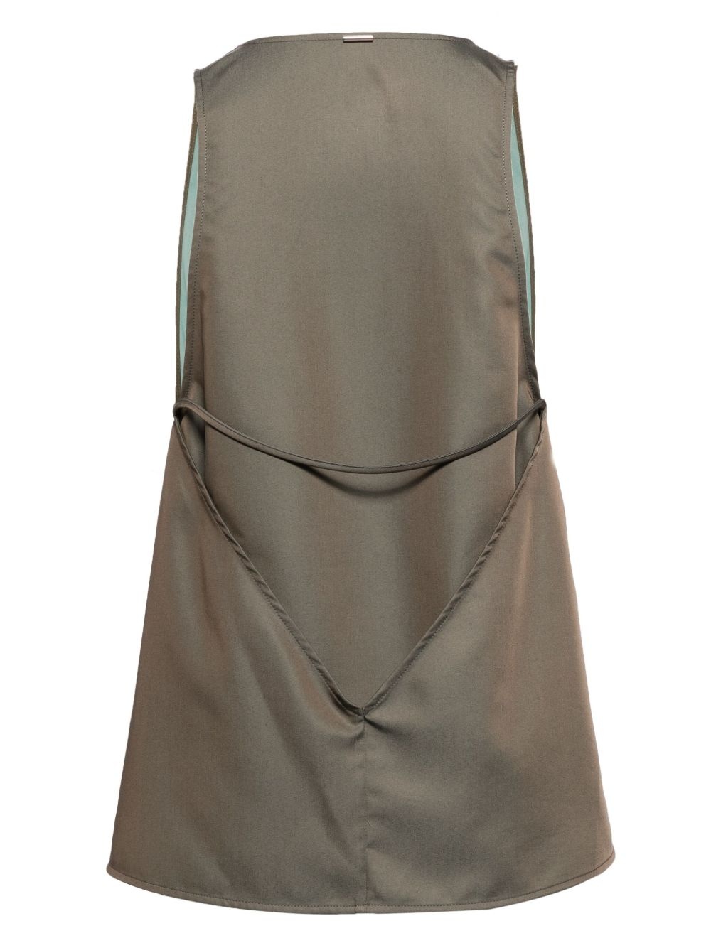 strap-detail layered tank top - 2