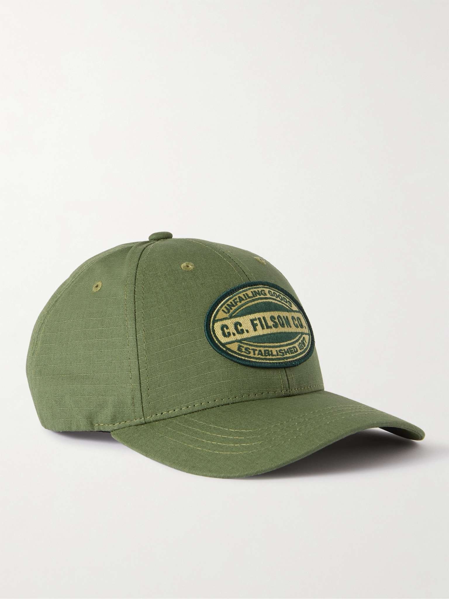 Logger Logo-Appliquéd Cotton-Ripstop Baseball Cap - 1