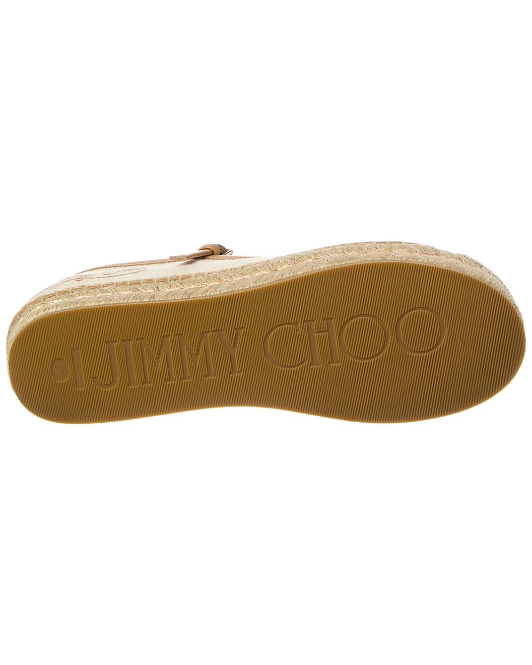 Jimmy Choo Aciel Canvas & Leather Espadrille - 4