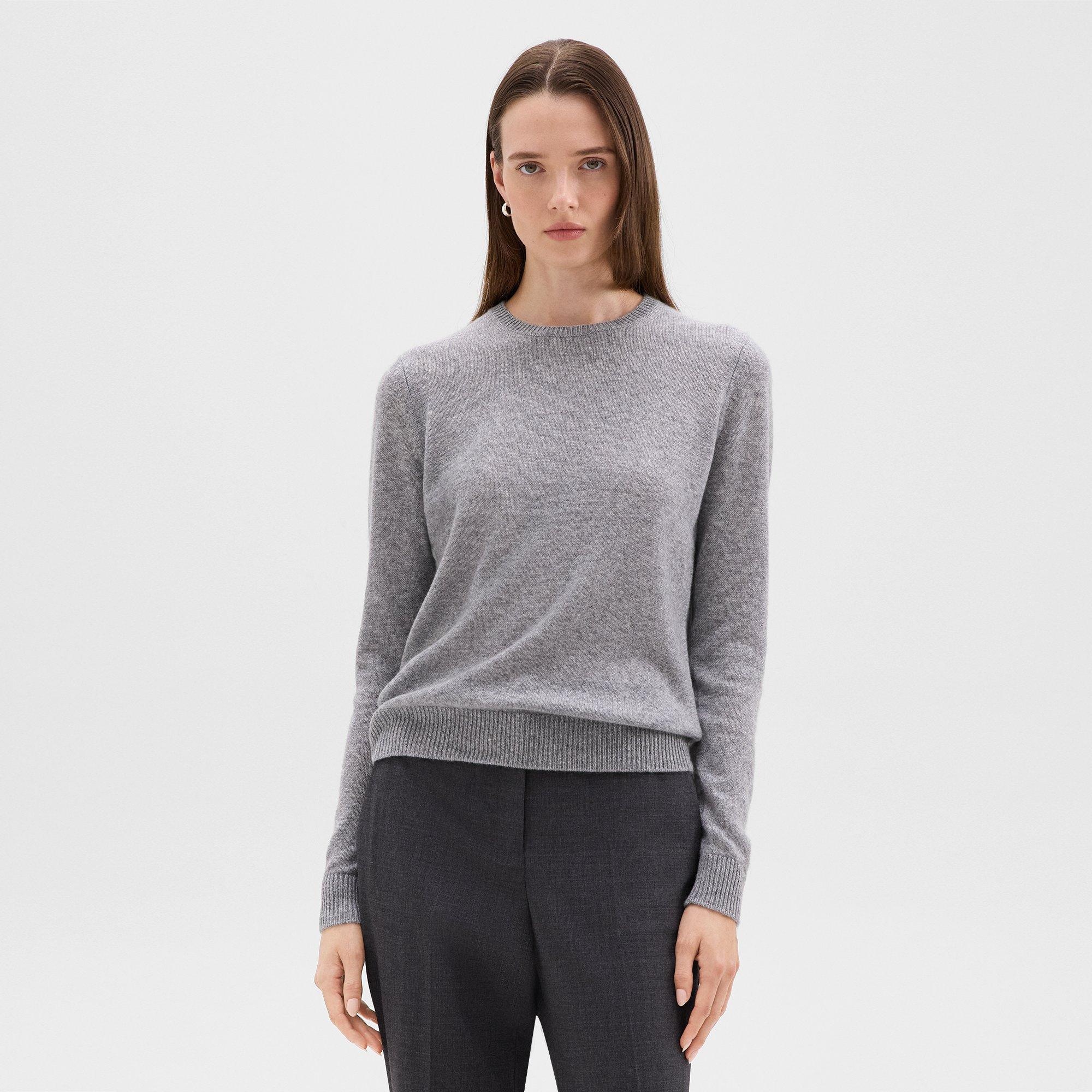 Crewneck Sweater in Feather Cashmere - 3