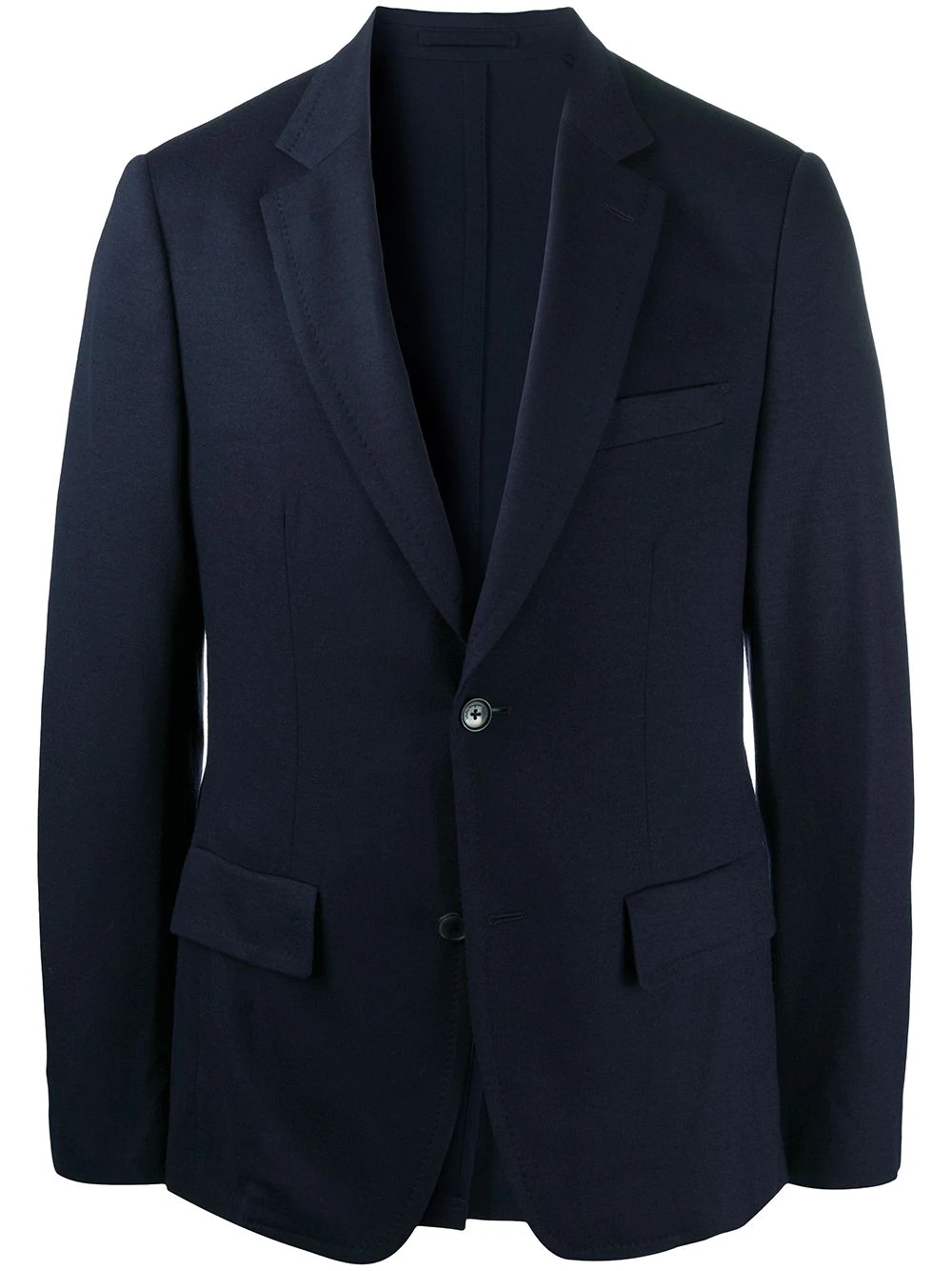 notched lapel blazer jacket - 1