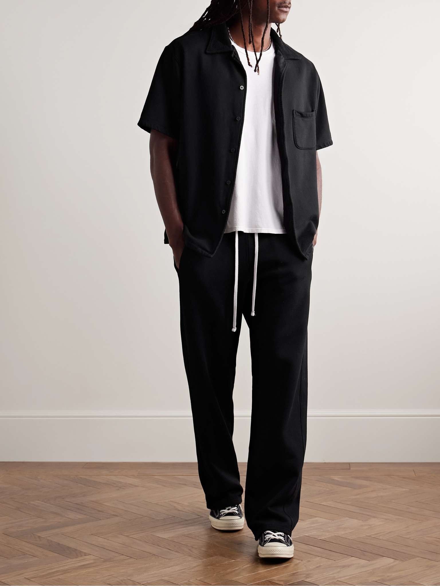 Straight-Leg Garment-Dyed Cotton-Jersey Sweatpants - 2