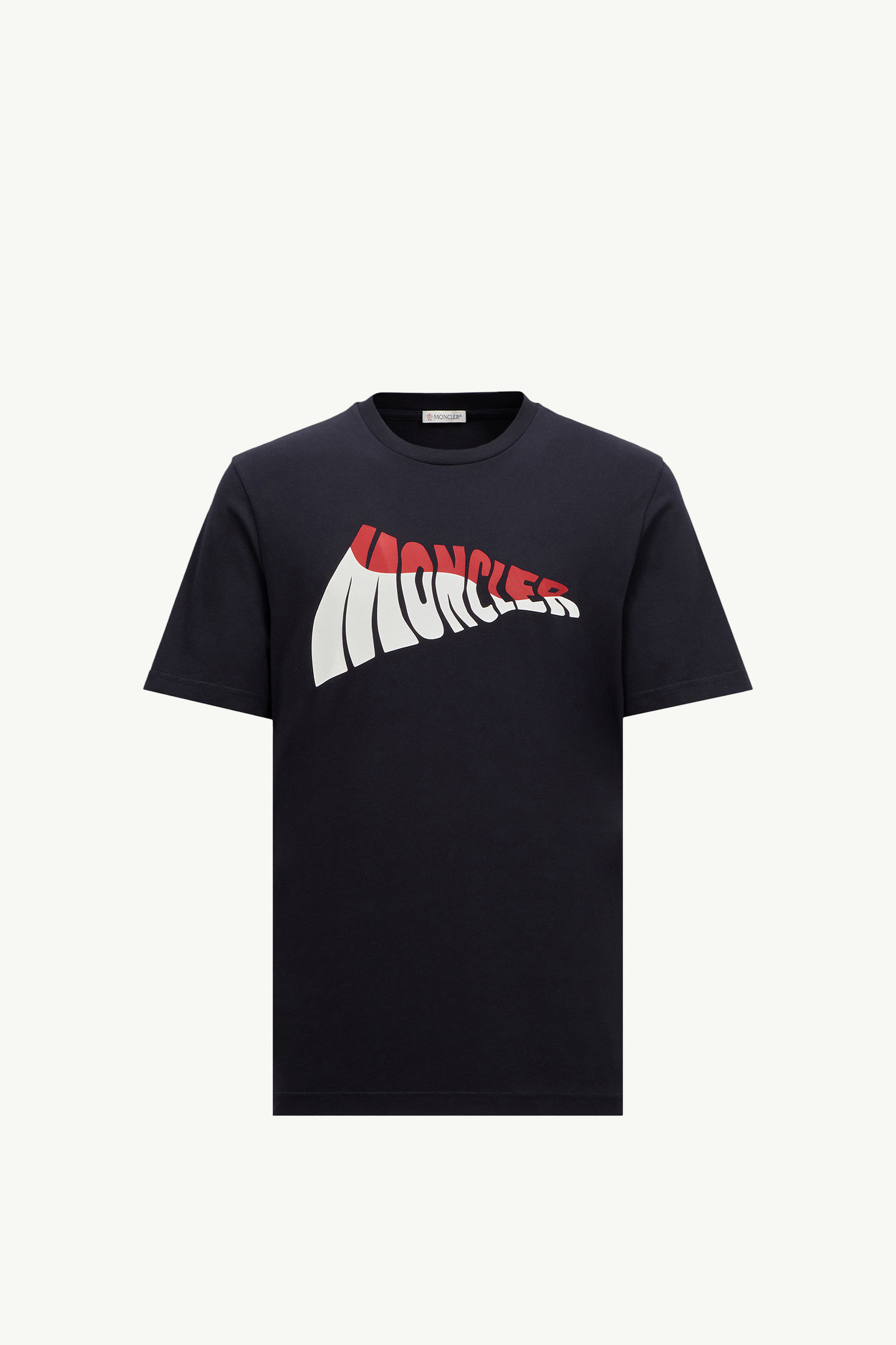 Wave Logo Cotton T-Shirt - 1