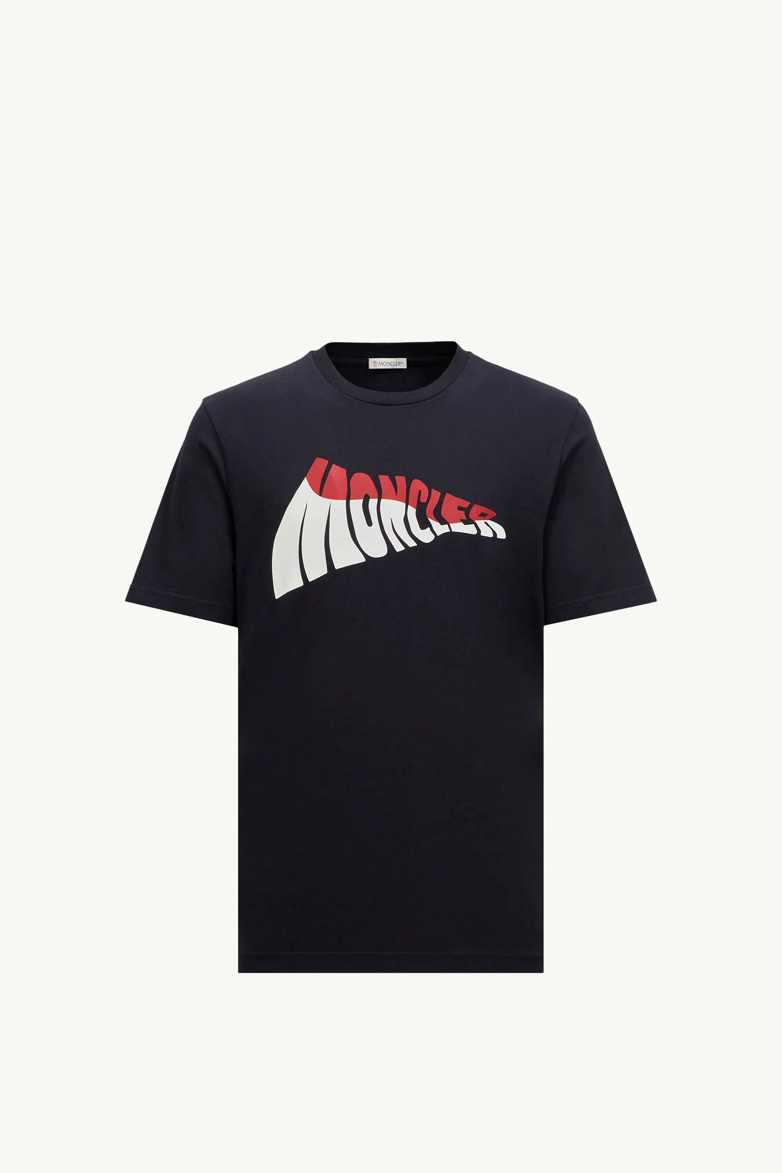 Wave Logo Cotton T-Shirt - 1