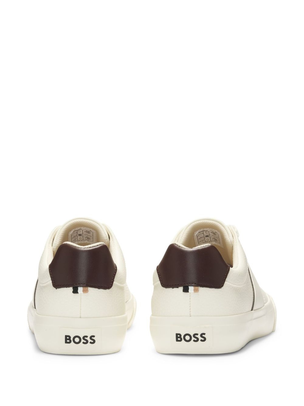 logo-debossed sneakers - 3