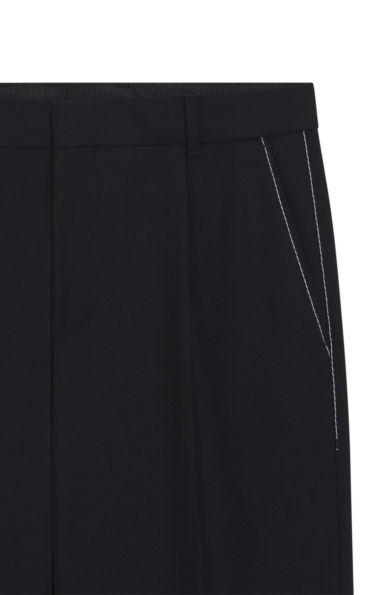 RELAXED-FIT TROUSERS IN MELANGE WOOL 6
