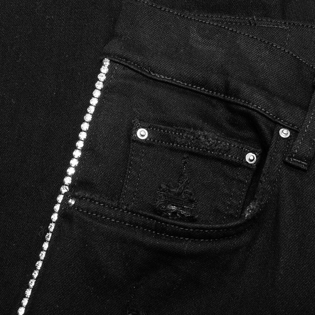 CRYSTAL STACK FLARE - BLACK OD - 3