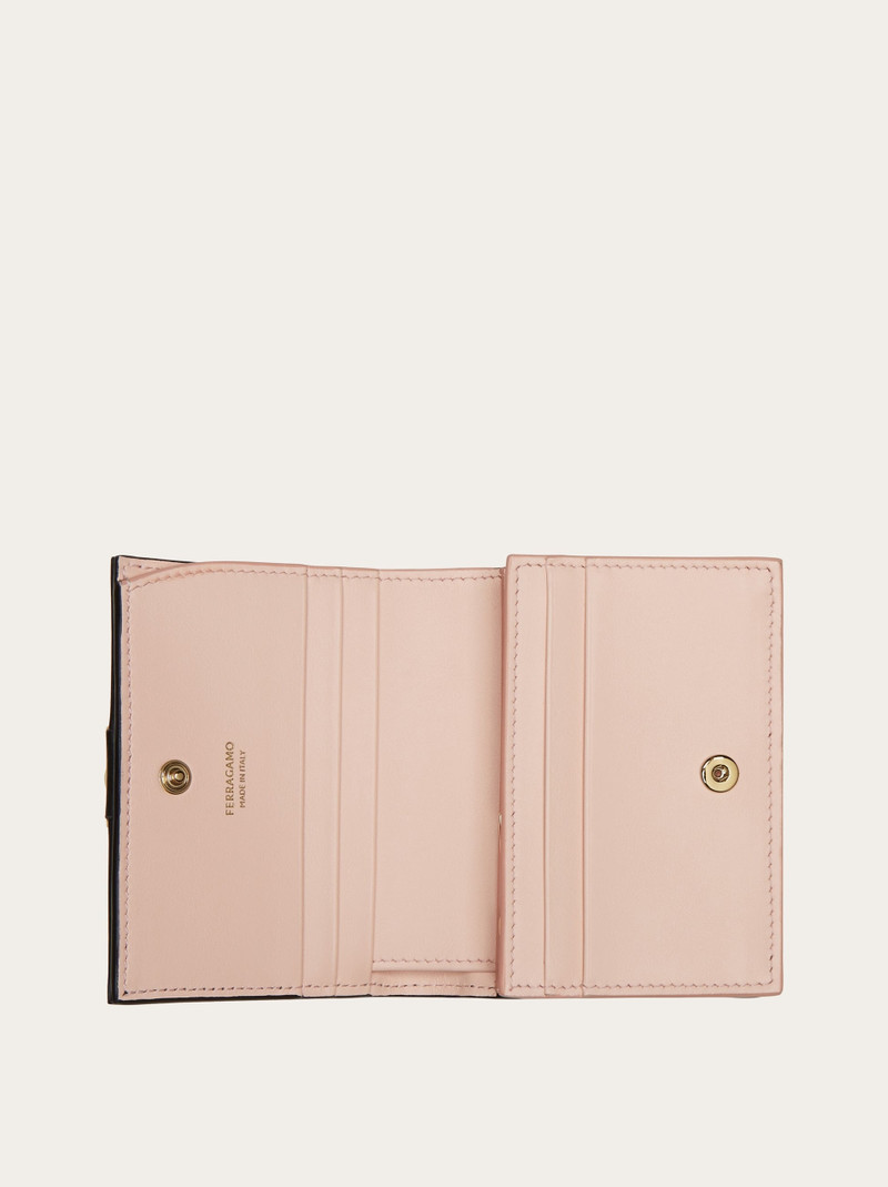 FERRAGAMO Hug compact two-tone wallet outlook