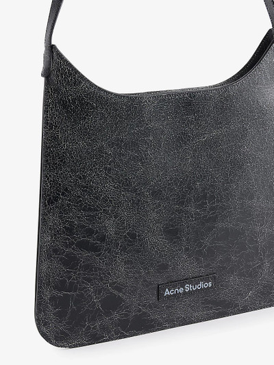 Acne Studios Platt detachable-mirror leather shoulder bag outlook