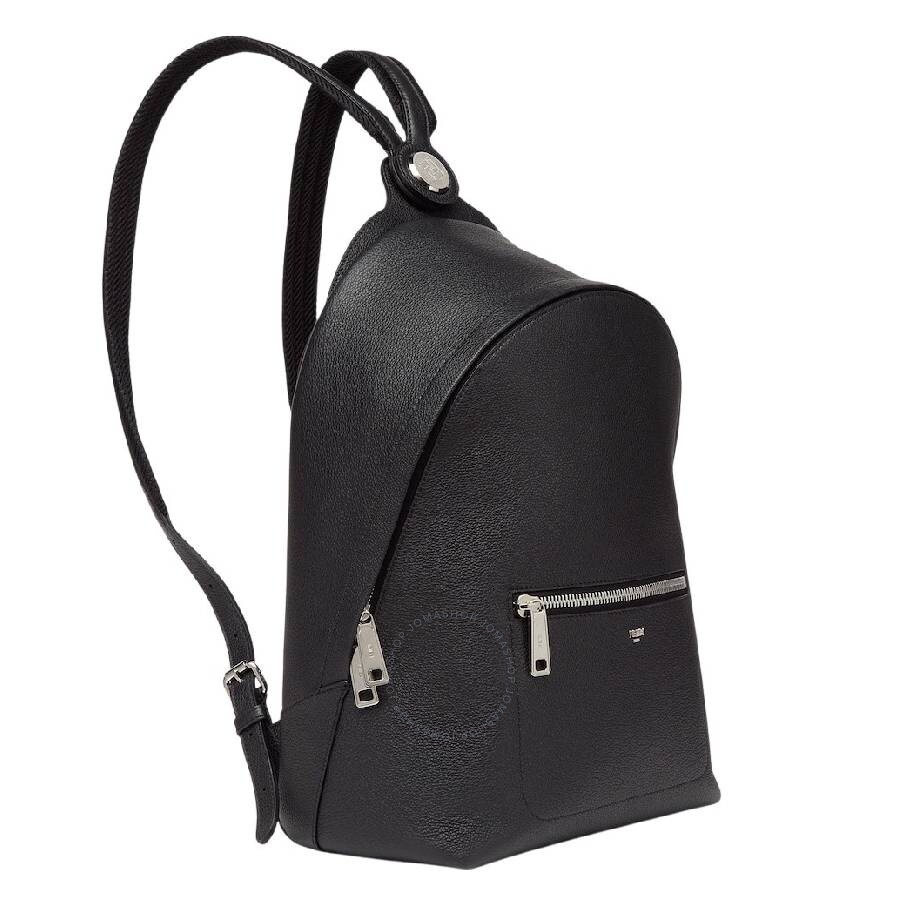 Fendi Engraved Logo Leather Backpack - 2
