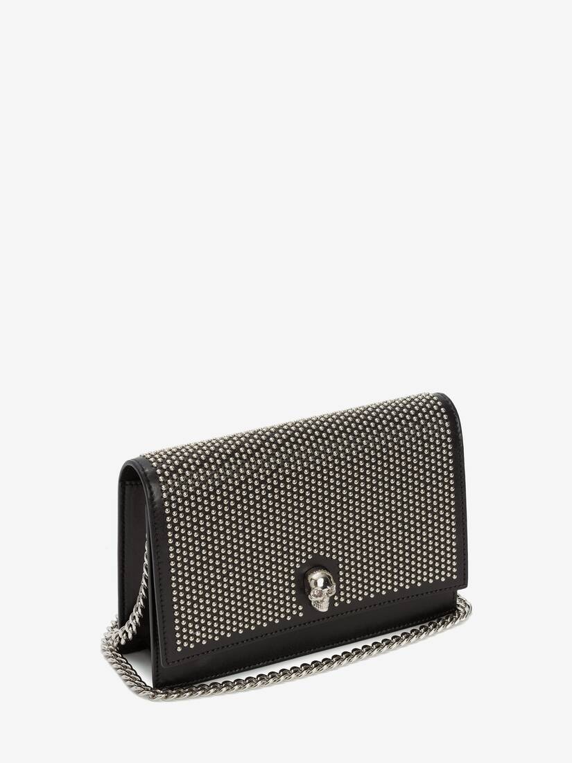 Women's Small Skull Bag in Black - 2