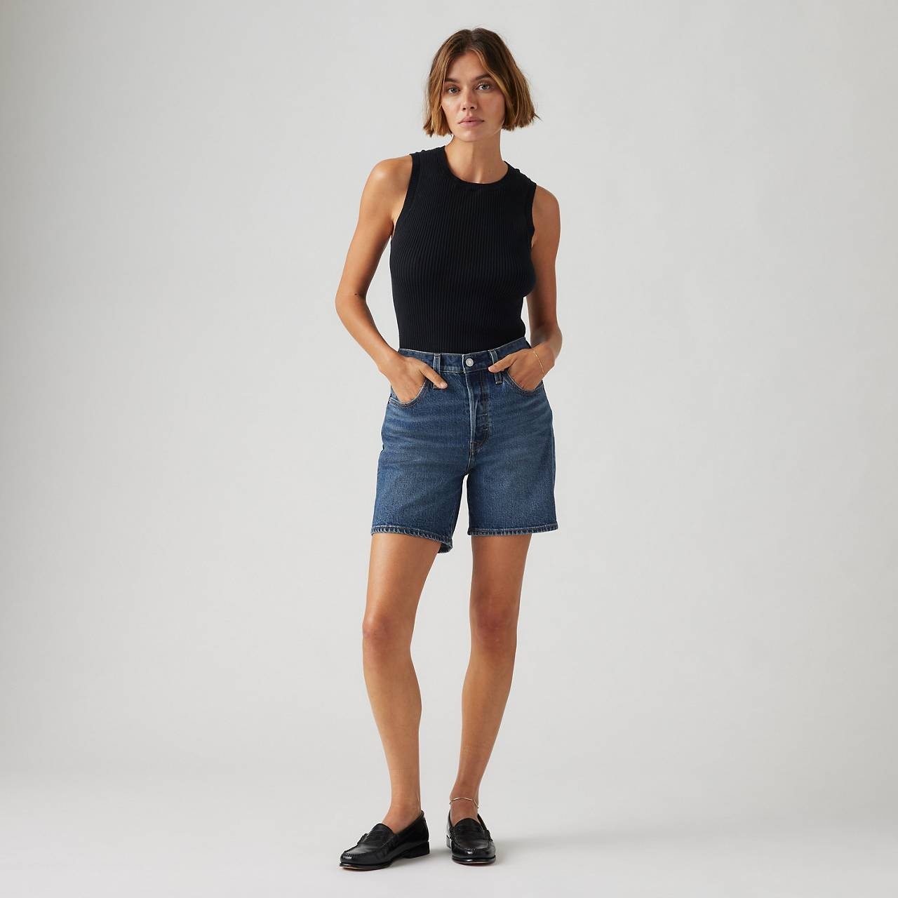 501® ORIGINAL FIT HIGH RISE MID-THIGH WOMEN'S SHORTS - 2
