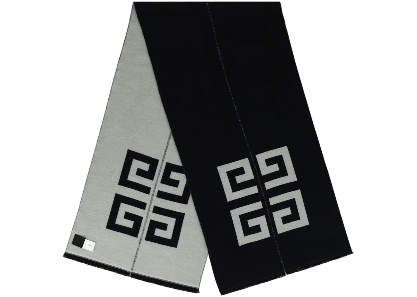 Givenchy Split Logo Scarf Navy - 2