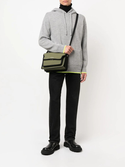 MSGM knit drawstring hoodie outlook