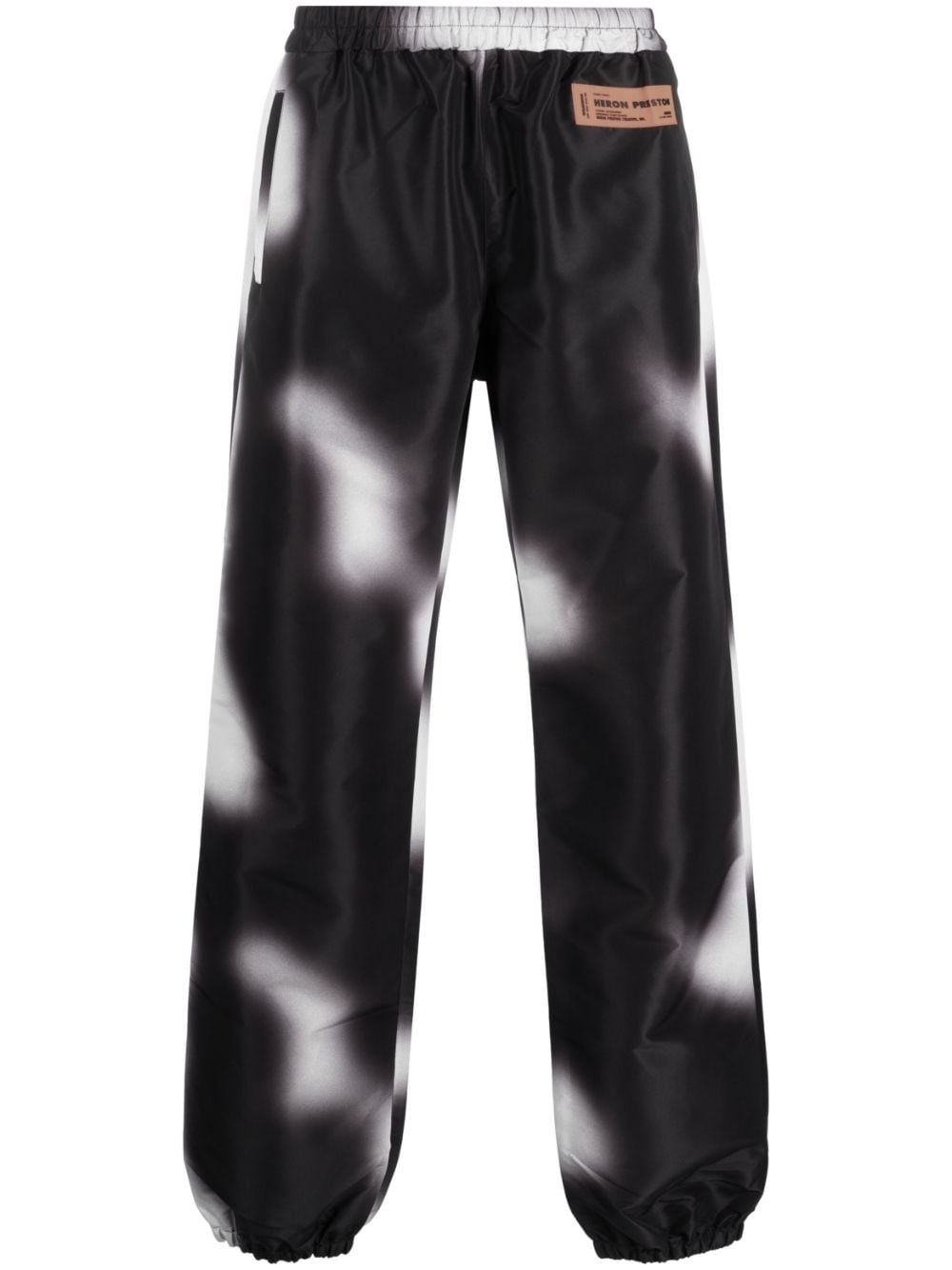 printed track pants - 1