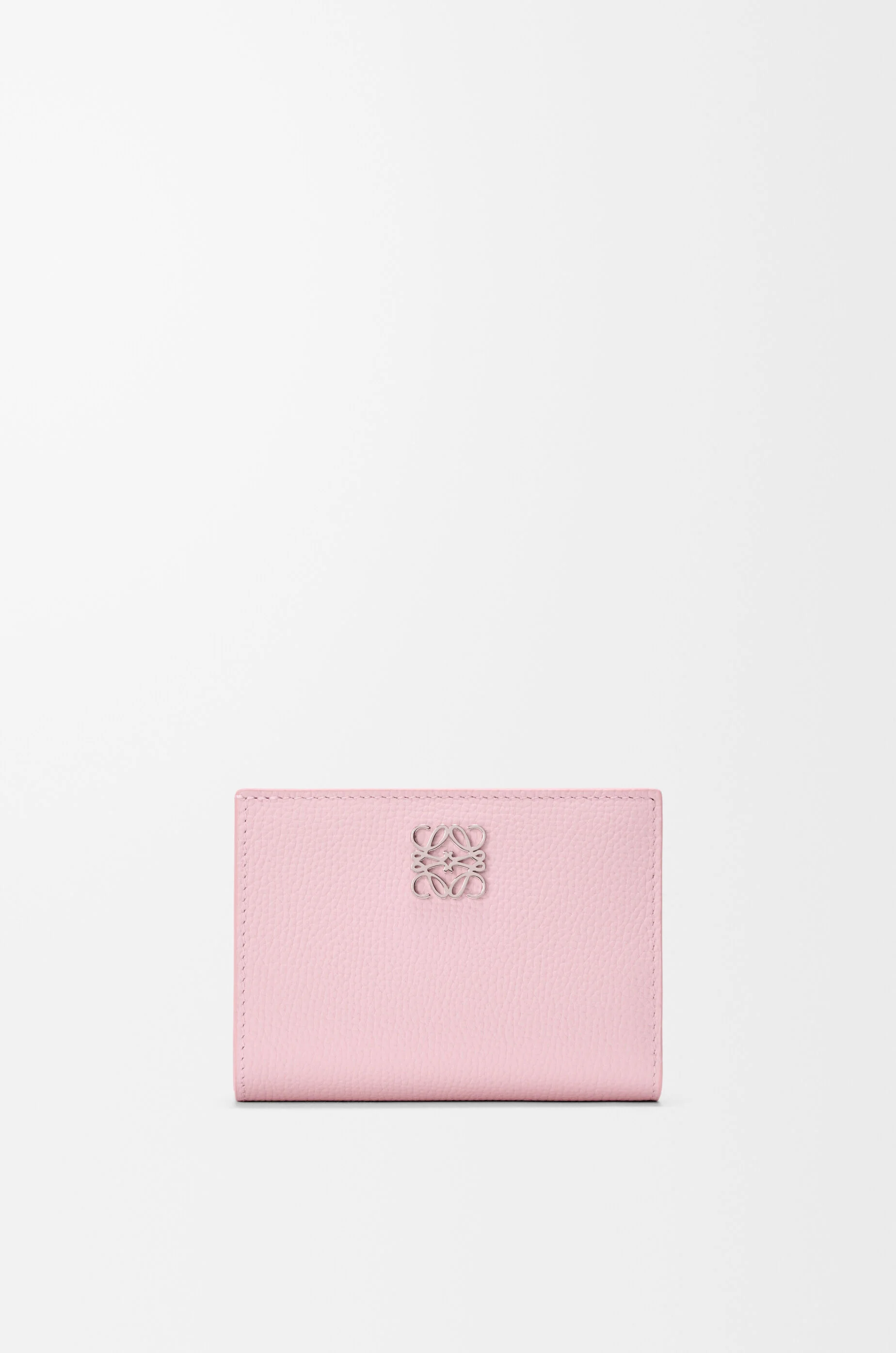 Anagram compact wallet in pebble grained calfskin - 1