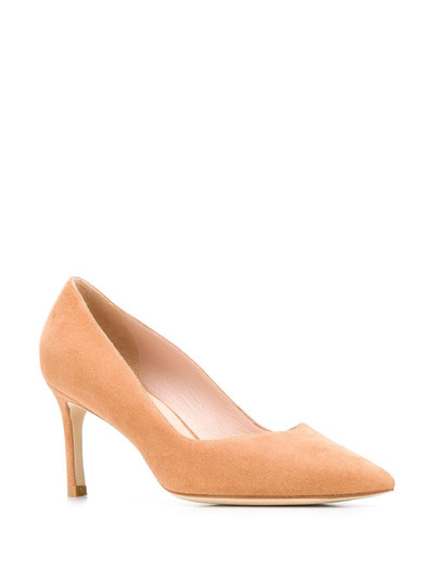 Stuart Weitzman Anny 70mm suede pumps outlook