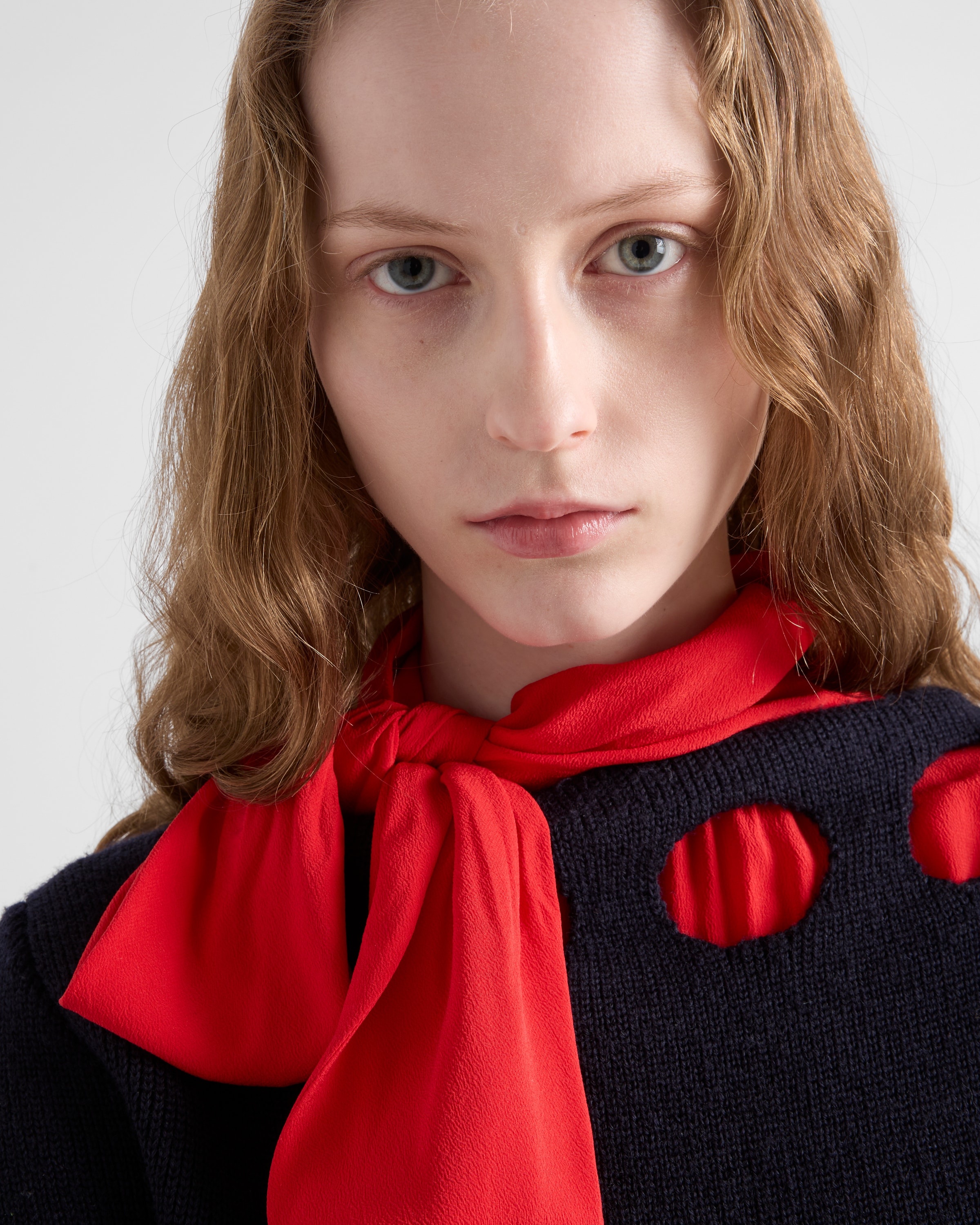 Cotton boat neck sweater - 3