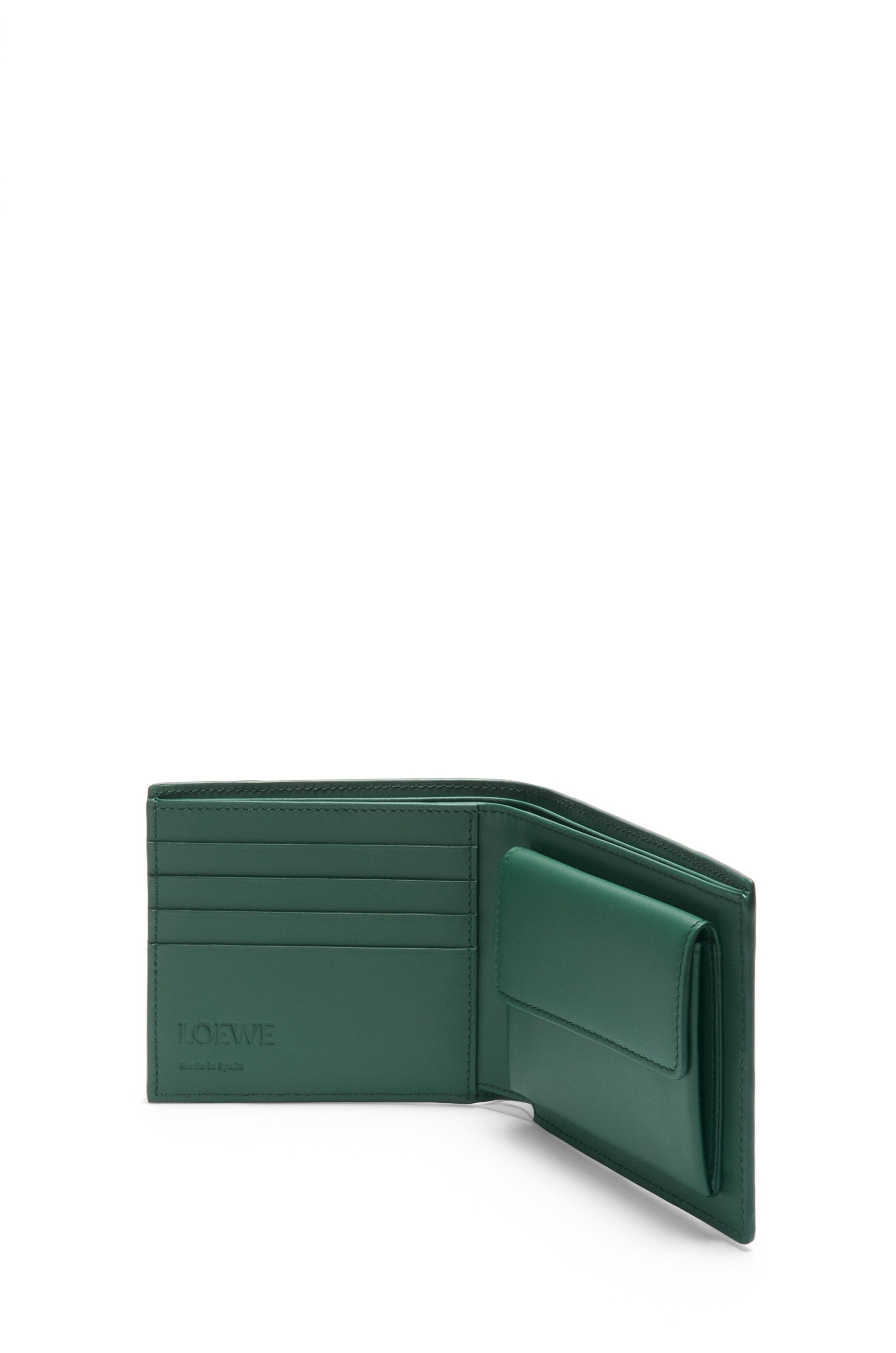 Puzzle bifold coin wallet in classic calfskin - 3