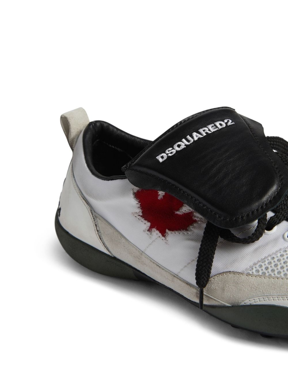 maple-leaf leather sneakers - 4