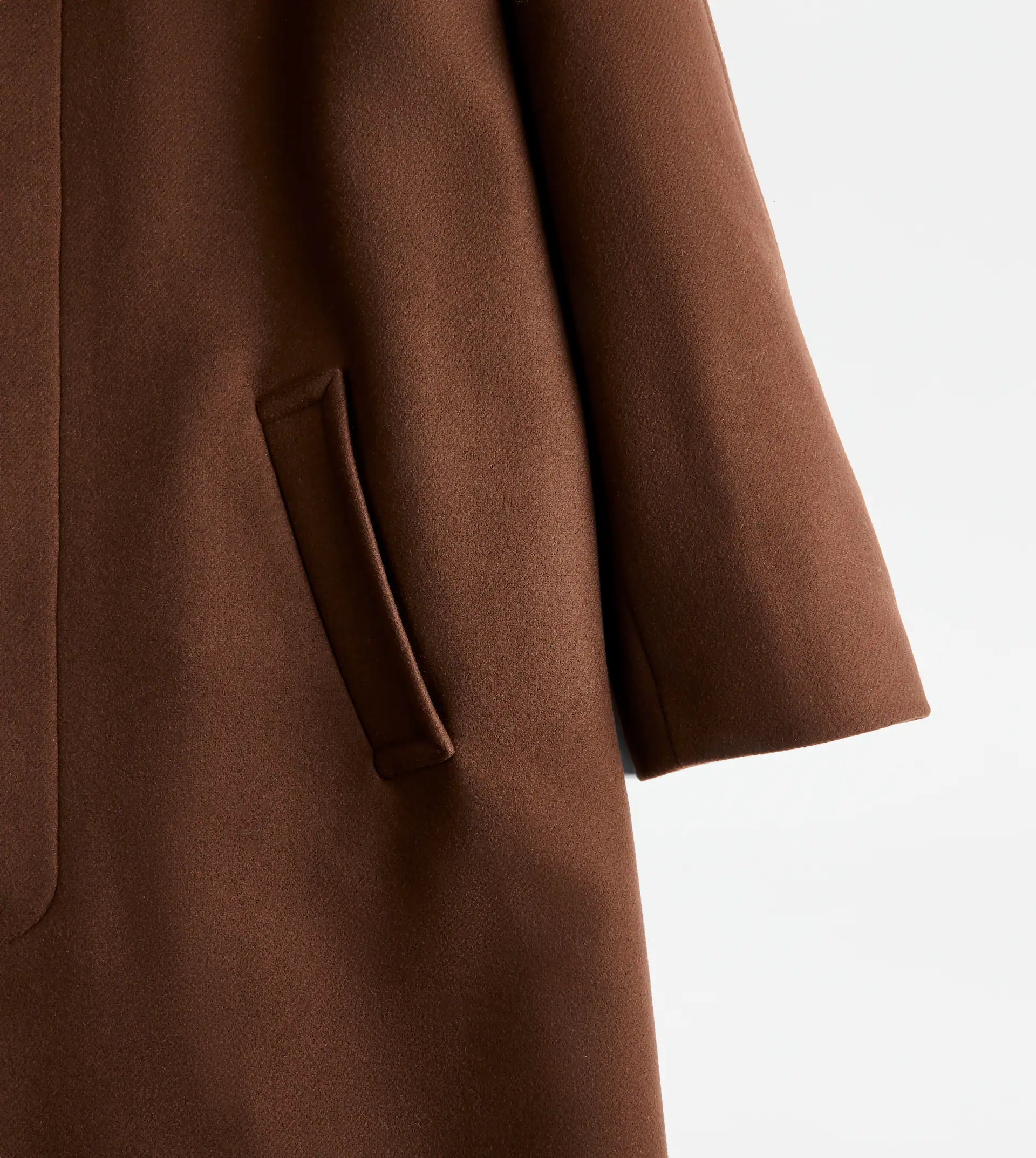TOD'S COAT OVER - BROWN - 9